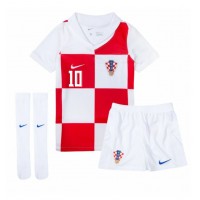 Maglie da calcio Croazia Luka Modric #10 Prima Maglia Bambino Europei 2024 Manica Corta (+ Pantaloni corti)